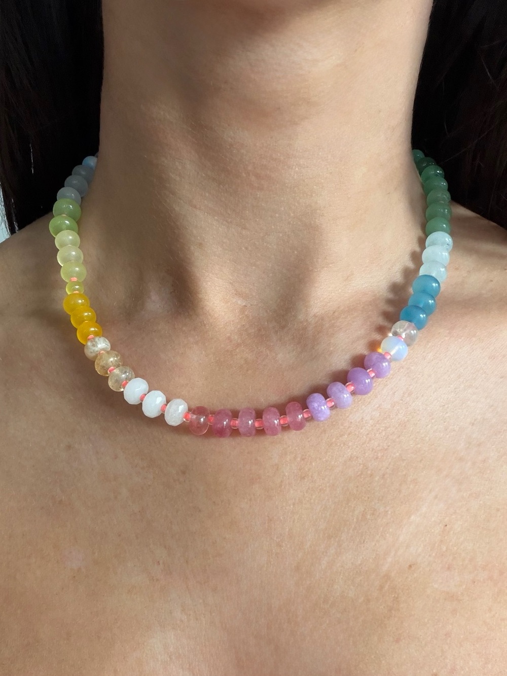 Anthropologie Multicolor Beaded Necklace